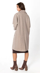 CM- Taupe Relaxed Over Coat