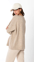 Load image into Gallery viewer, Relaxed Fit Button Front Cardigan In Oatmeal
