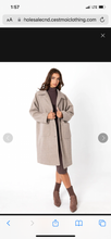 Load image into Gallery viewer, CM- Taupe Relaxed Over Coat

