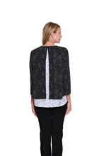 Load image into Gallery viewer, MP- Black Floral Layered Top

