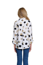 Load image into Gallery viewer, Printed Square Button Front Blouse
