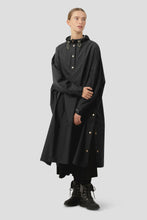 Load image into Gallery viewer, Black Rain Poncho With Sleeves
