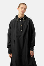 Load image into Gallery viewer, Black Rain Poncho With Sleeves
