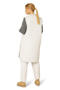 Kit Quilted Knee Length Vest