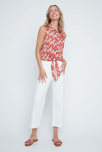 Load image into Gallery viewer, Creme Front Pocket Crop Jean
