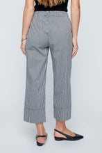 Load image into Gallery viewer, Black &amp; White Gingham Pull On Pant
