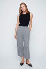 Load image into Gallery viewer, Black &amp; White Gingham Pull On Pant
