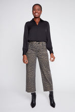 Load image into Gallery viewer, Leopard Print Wide Leg Jean
