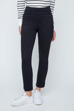 Load image into Gallery viewer, Black Pull On Stretch Pant
