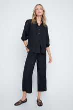 Load image into Gallery viewer, Black Blouse With Cutout Sleeve Detail
