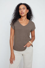 Load image into Gallery viewer, Khaki Knit Tee
