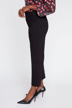 Load image into Gallery viewer, Black Ponte Cropped Pant
