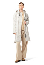 Load image into Gallery viewer, Rain 71 Midi-Length Raincoat in Milk Creme
