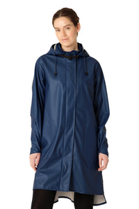 Rain71 Estate Blue Mid-Length Raincoat