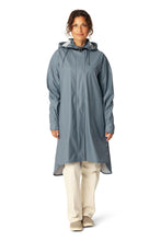 Load image into Gallery viewer, Rain 71 Midi-Length Raincoat in Blue Grey
