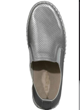 Load image into Gallery viewer, IJ- Metallic Gun Metal TulipC1008 Slip On Shoe  $115.00
