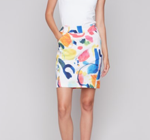 Load image into Gallery viewer, Abstract Printed Stretch Skort
