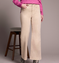 Load image into Gallery viewer, Sandstone Comfort Stretch Fly Front Wide Leg Pant
