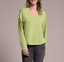 Load image into Gallery viewer, Wasabi V-Neck Flatlock Long Sleeve
