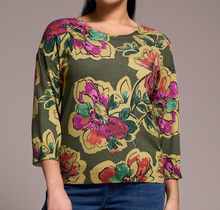 Load image into Gallery viewer, Chive Printed 3/4 Sleeve Knit Sweater
