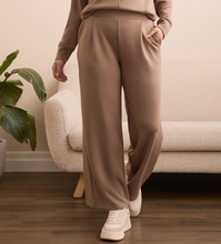 Load image into Gallery viewer, Fossil Pull On Wide Leg Travel Pant With Front Pleat

