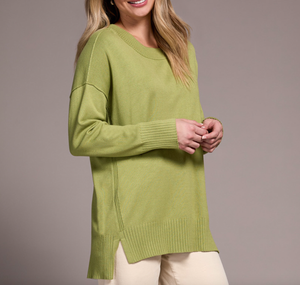 High-Low Wasabi Tunic