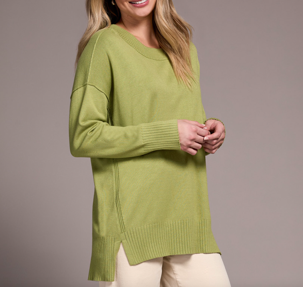 High-Low Wasabi Tunic
