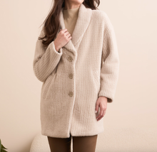 Load image into Gallery viewer, Sandstone Printed Button Front Coat
