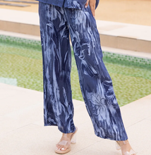 Load image into Gallery viewer, Azure Printed Navy Pant
