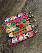 Load image into Gallery viewer, Beaded Keyfob Keychain
