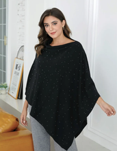Load image into Gallery viewer, Black Bling Banff Capelet
