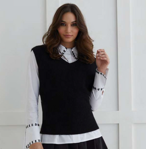 Bailey Vest with Side Buttons