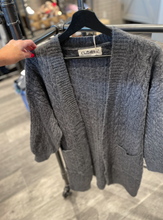 Load image into Gallery viewer, Long Cable Knit Cardigan
