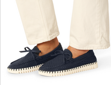 Load image into Gallery viewer, Tulip 3074 Dark Indigo Full Back Slip On Sailing Shoe
