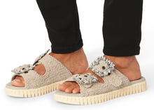 Load image into Gallery viewer, Tulip 1040 Kit Rhinestone Buckle Slip In Sandal
