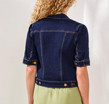 Load image into Gallery viewer, Rinse Comfort Stretch Short Sleeve Denim Jacket
