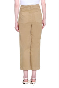 Bronze Twill Cropped Pant