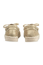 Load image into Gallery viewer, Plantin Pearled Ivory Full Back Slip On Sailing Shoe
