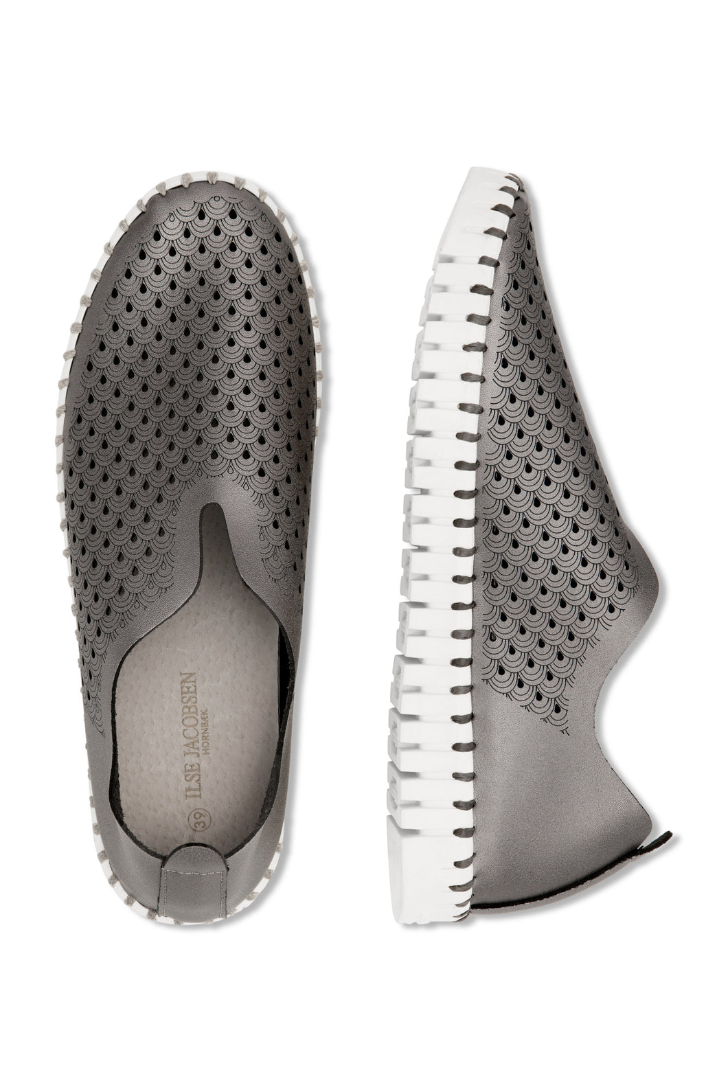 Gunmetal Tulip 3576 Slip On Shoe