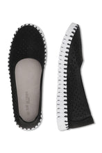 Load image into Gallery viewer, Black Shine Ballet Flat TulipU0026
