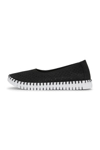 Black Shine Ballet Flat TulipU0026