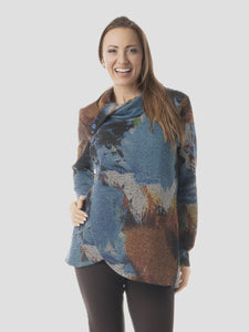 PE- Waffle Multi Printed Tunic