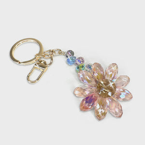 Crystal Daisy Keychain