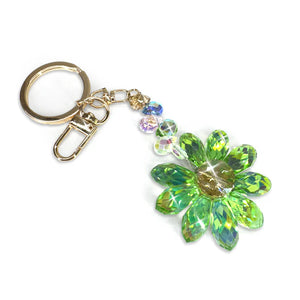 Crystal Daisy Keychain