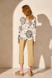 Cocomilk Printed Soft Touch Top