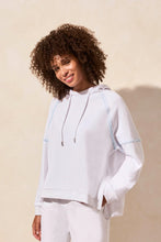 Load image into Gallery viewer, TF- White French Terry Contrast Stitch Hoody
