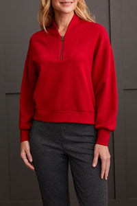 Scarlet Quarter Zip Sweater