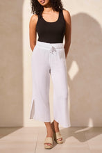 Load image into Gallery viewer, TF- White Gauze Wide Leg Pant
