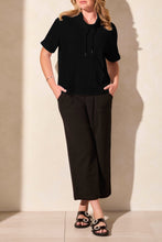 Load image into Gallery viewer, Black Pull On Lounge Pant
