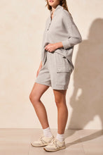 Load image into Gallery viewer, Light Grey Techno Fabric Cargo Short
